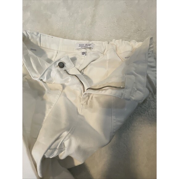 Judy Blue Jeans Jogger High Rise Waist White Stretch Denim Size 13/31 - Picture 13 of 13